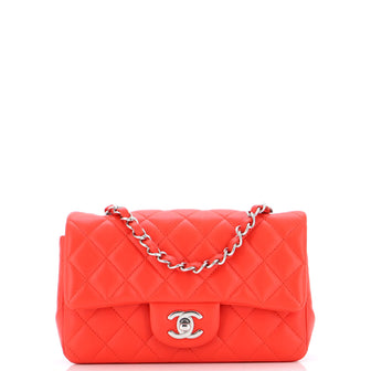 Chanel Classic Single Flap Bag Quilted Lambskin Mini
