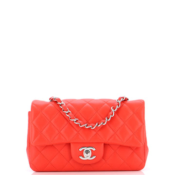 Chanel Classic Single Flap Bag Quilted Lambskin Mini