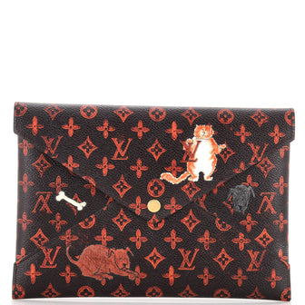 Louis Vuitton Kirigami Pochette Limited Edition Grace Coddington Catogram Canvas GM