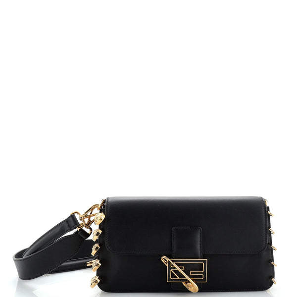 Fendi x Versace Fendace Brooch Baguette NM Bag Leather Medium