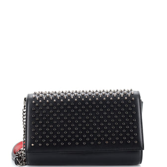 Christian Louboutin Paloma Clutch Spiked Leather