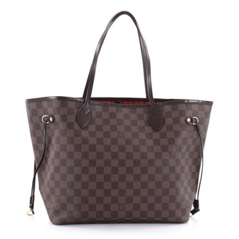 Louis Vuitton Neverfull Tote Damier MM Brown 2485802