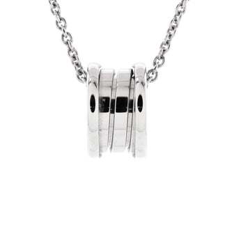 Bvlgari B.Zero1 Pendant Necklace 18K White Gold