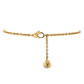 Cartier Trinity Ball Charm Chain Bracelet 18K Yellow Gold with 18K Tricolor Gold