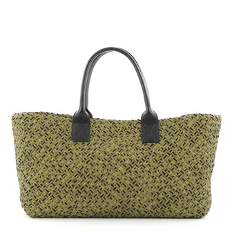  Bottega Veneta Cabat Tote Intrecciato Leather Medium Green 2485903