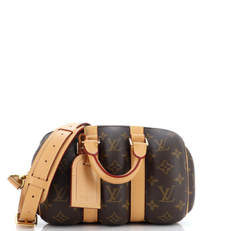 Louis Vuitton Keepall Bandouliere Bag Blown Up Monogram Canvas 25
