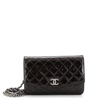 Chanel Brilliant Wallet on Chain Quilted Patent