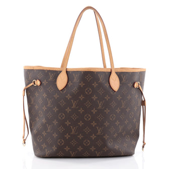 Louis Vuitton Neverfull Tote Monogram Canvas MM Brown 2486403