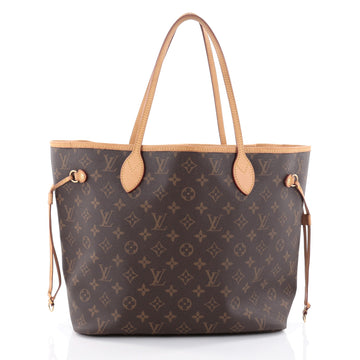 Louis Vuitton Neverfull Tote Monogram Canvas MM Brown 2486403
