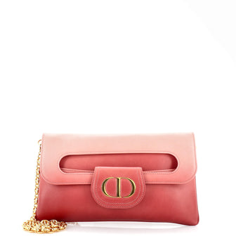 Christian Dior DiorDouble Chain Bag Leather Medium