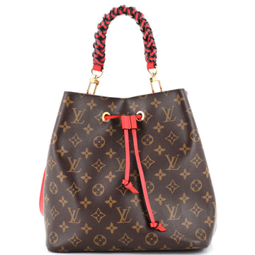 Louis Vuitton Braided Handle NeoNoe Handbag Monogram Canvas MM