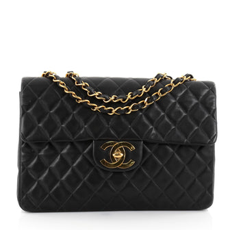 Chanel Vintage Classic Single Flap Bag Quilted Lambskin 2486502
