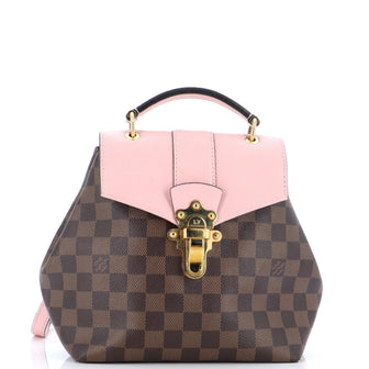 Louis Vuitton Clapton Backpack Damier and Leather