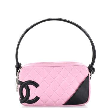 Chanel Cambon Pochette Quilted Leather