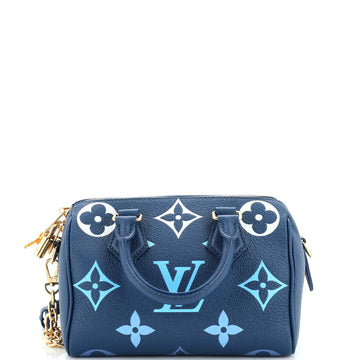 Louis Vuitton Speedy Bandouliere Bag Bicolor Monogram Empreinte Giant 20