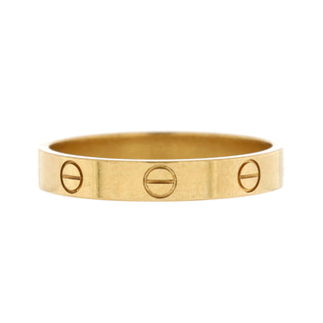 Cartier Love Wedding Band Ring 18K Yellow Gold