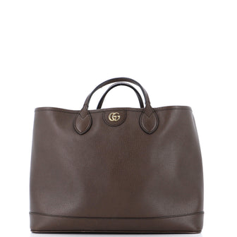 Gucci Ophidia Top Handle Shopping Tote Leather Medium