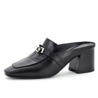 Hermes Women's Blossom Mule Pumps Leather