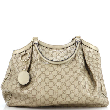 Gucci Sukey Tote Guccissima Leather Large
