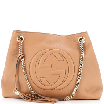 Gucci Soho Chain Strap Shoulder Bag (Outlet) Leather Medium