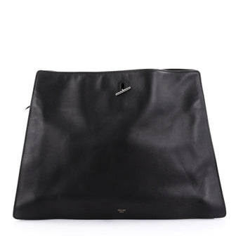 Celine New Shoulder Bag Smooth Calfskin Large Black 2487602