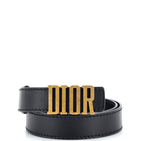 Christian Dior D-Fence Belt Leather Medium 75 248807