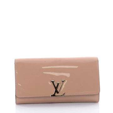 Louis Vuitton Louise Clutch Patent East West Neutral 2488102