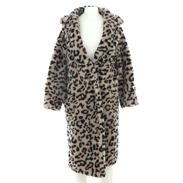Max Mara Women's Edy Teddy Bear Icon Coat Printed Alpaca Blend