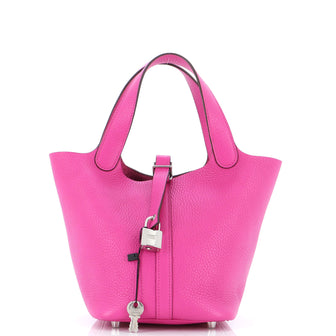 Hermes Picotin Lock Bag Clemence PM