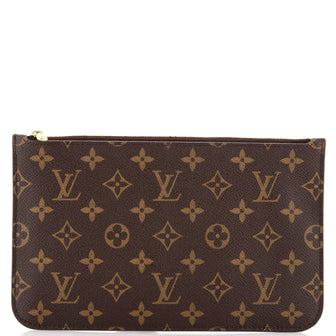 Louis Vuitton Neverfull Pochette Monogram Canvas Large