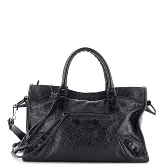Balenciaga City Classic Studs Bag Spiked Leather Small