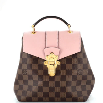 Louis Vuitton Clapton Backpack Damier and Leather