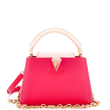 Louis Vuitton Capucines Bag Leather Mini