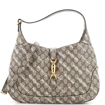 Gucci x Balenciaga The Hacker Project Jackie 1961 Hobo GG Coated Canvas Medium