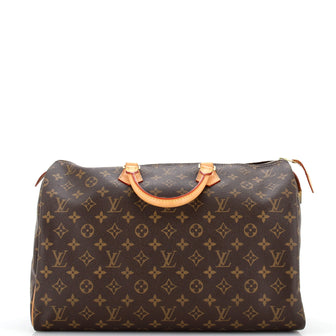 Louis Vuitton Speedy Handbag Monogram Canvas 40