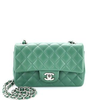 Chanel Classic Single Flap Bag Quilted Lambskin Mini