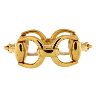 Gucci Horsebit Chain Bracelet 18K Yellow Gold Large