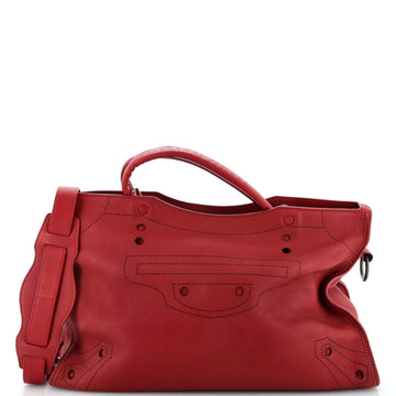 Balenciaga Blackout City Bag Leather Medium
