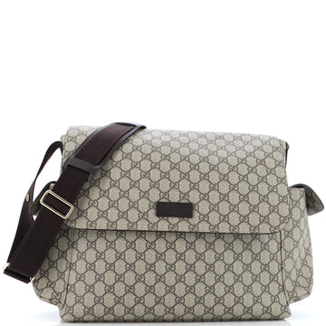 Gucci Diaper Bag GG Coated Canvas