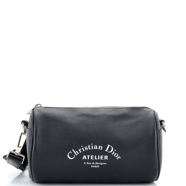 Christian Dior Roller Messenger Bag Leather Black 2489612