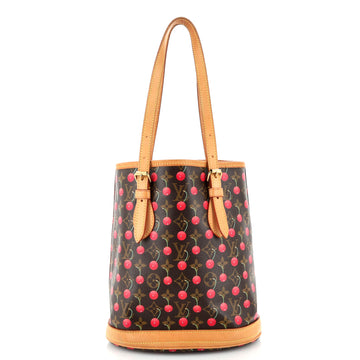 Louis Vuitton Bucket Bag Limited Edition Monogram Cerises