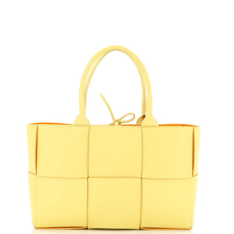 Bottega Veneta Arco Tote Maxi Intrecciato Leather Small