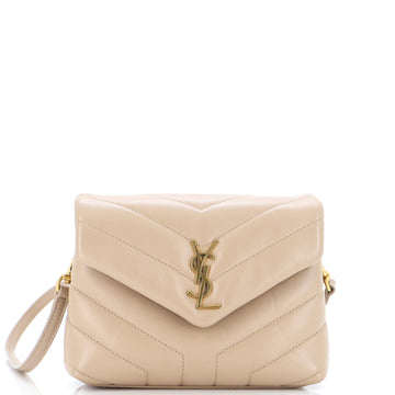 Saint Laurent Loulou Shoulder Bag Matelasse Chevron Leather Toy