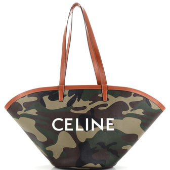 Celine Couffin Bag Printed Coated Canvas Large