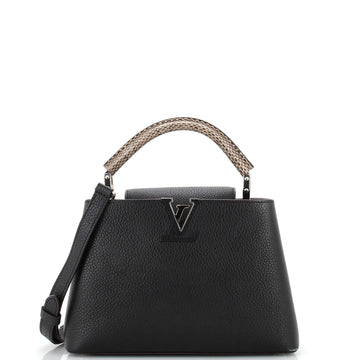 Louis Vuitton Capucines Bag Leather with Python BB