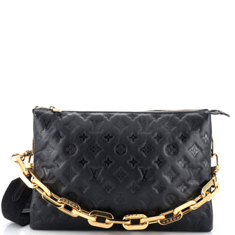 Louis Vuitton Coussin Bag Monogram Embossed Lambskin MM