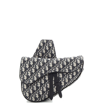 Christian Dior Saddle Crossbody Bag Oblique Canvas