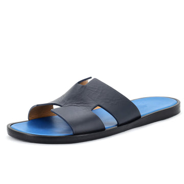 Hermes Men's Izmir Slide Sandals Leather