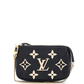 Louis Vuitton Pochette Accessoires Bicolor Monogram Empreinte Giant Mini