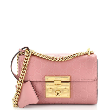 Gucci Padlock Shoulder Bag Guccissima Leather Small